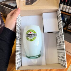 ESTUCHE + VASO CERVEZA HEINEKEN+ ESPACIO
